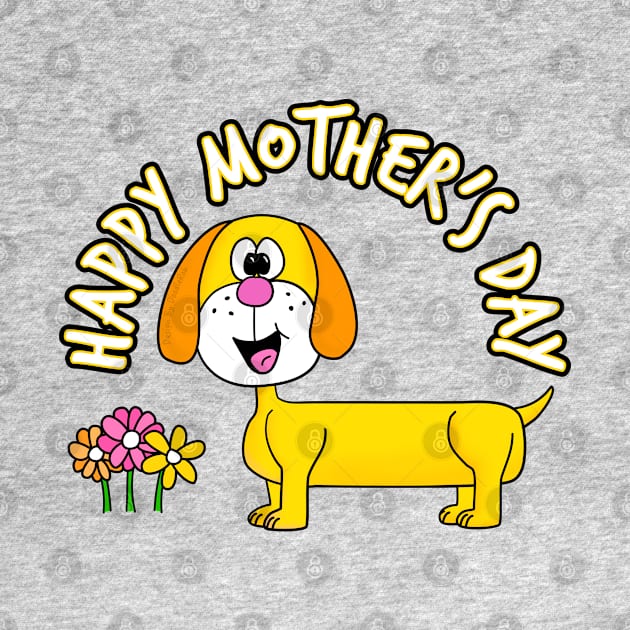 Mother's Day Dachshund Mothering Sunday by doodlerob